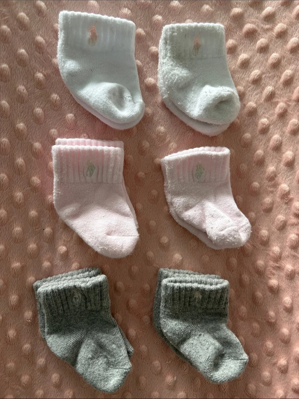Ralph Lauren Baby Crew Socks 6-Pack
